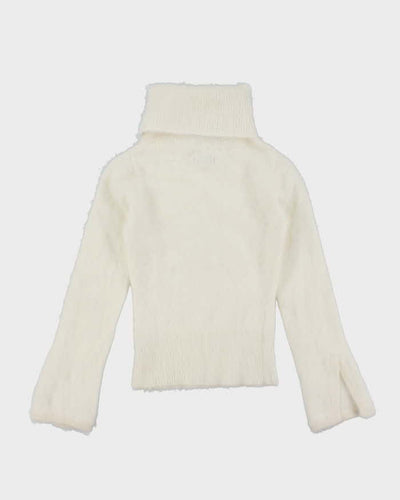 Vintage Y2k 00s Talula Babaton Angora Blend Roll Neck Jumper - XS