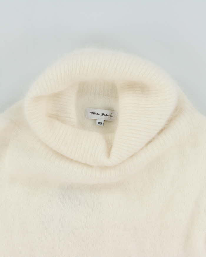 Vintage Y2k 00s Talula Babaton Angora Blend Roll Neck Jumper - XS