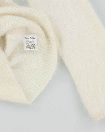 Vintage Y2k 00s Talula Babaton Angora Blend Roll Neck Jumper - XS