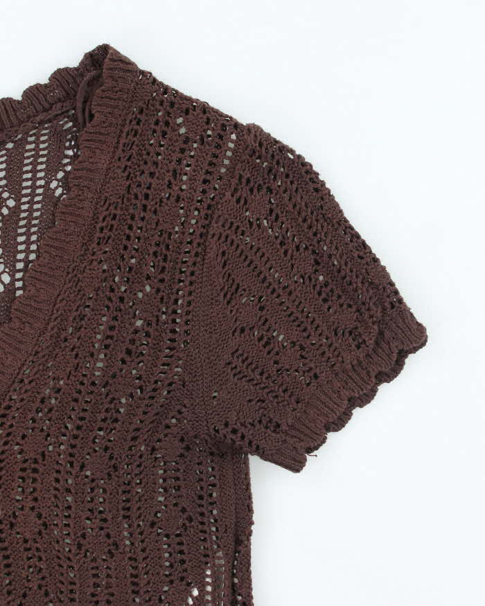 Vintage Y2k 00s Colours Of The World Knit Cardigan - M