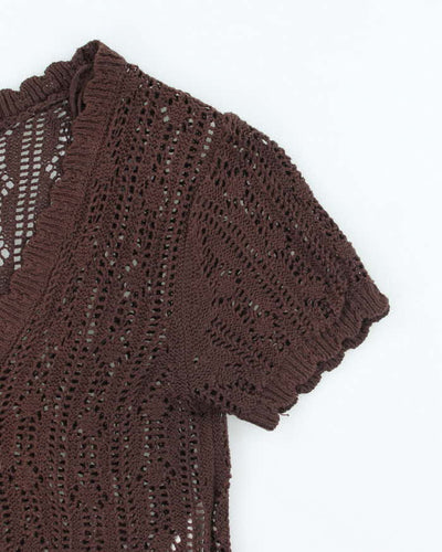 Vintage Y2k 00s Colours Of The World Knit Cardigan - M