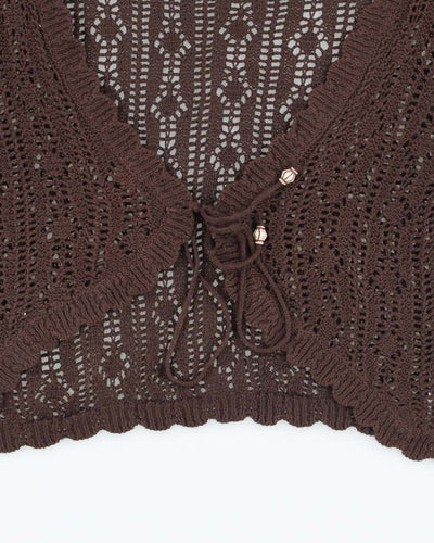 Vintage Y2k 00s Colours Of The World Knit Cardigan - M