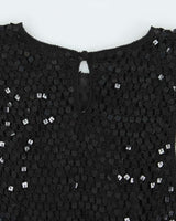 Vintage Y2k 00s Wallis Sequin Crochet Top - S