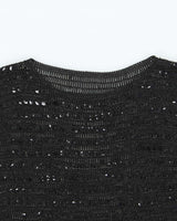 Vintage Y2k 00s Sequin Crochet Top - M