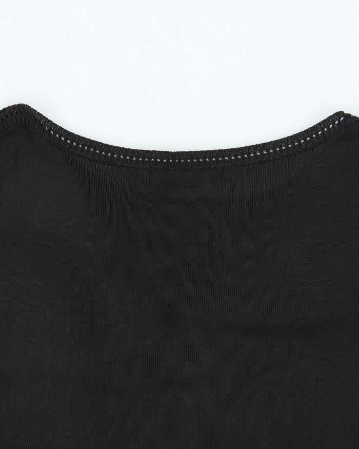Vintage 90s Beaded Sequin Knit Top - M
