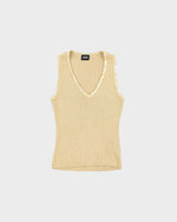 Vintage 90s Jacob Sequin Knit Top - S