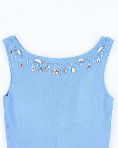Vintage 90s Pierri New York Shell Knit Top - S