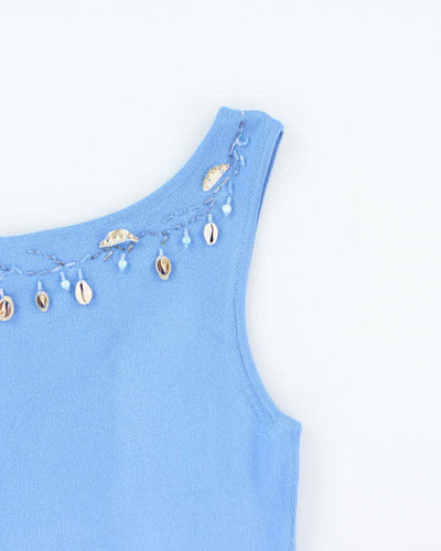 Vintage 90s Pierri New York Shell Knit Top - S