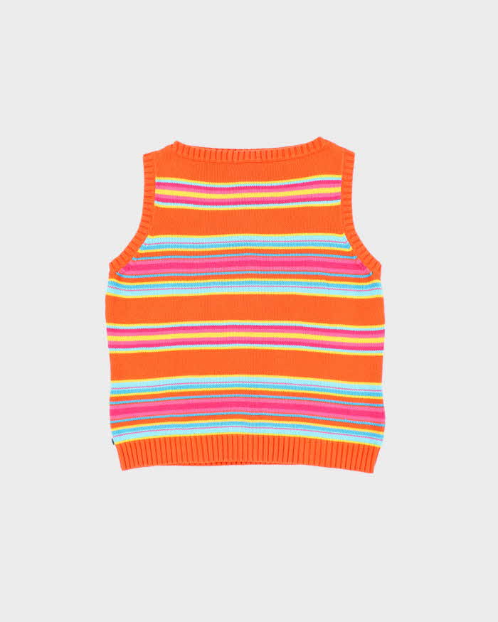 Vintage 90s Ralph Lauren Stripe Knit Tank - M