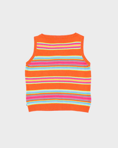 Vintage 90s Ralph Lauren Stripe Knit Tank - M
