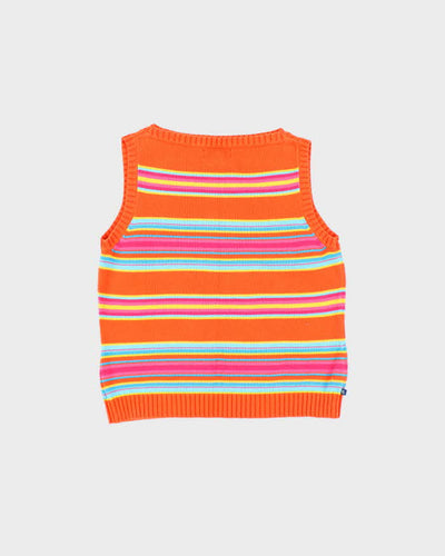Vintage 90s Ralph Lauren Stripe Knit Tank - M