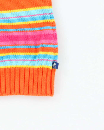 Vintage 90s Ralph Lauren Stripe Knit Tank - M