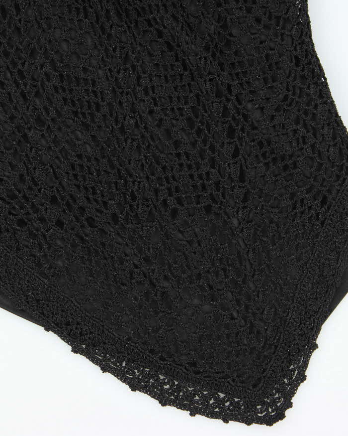 Vintage Y2k 00s Le Chateau Crochet Top - M