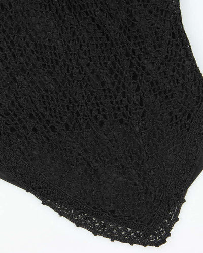Vintage Y2k 00s Le Chateau Crochet Top - M