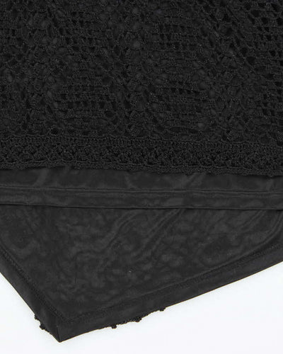 Vintage Y2k 00s Le Chateau Crochet Top - M