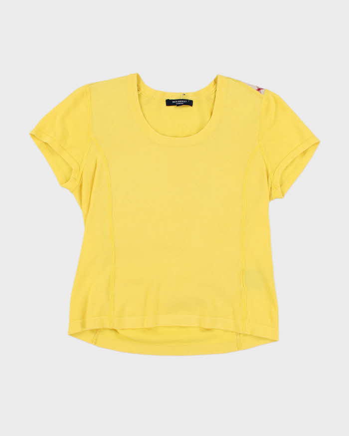 Vintage Y2k 00s Burberry Knit Top - M