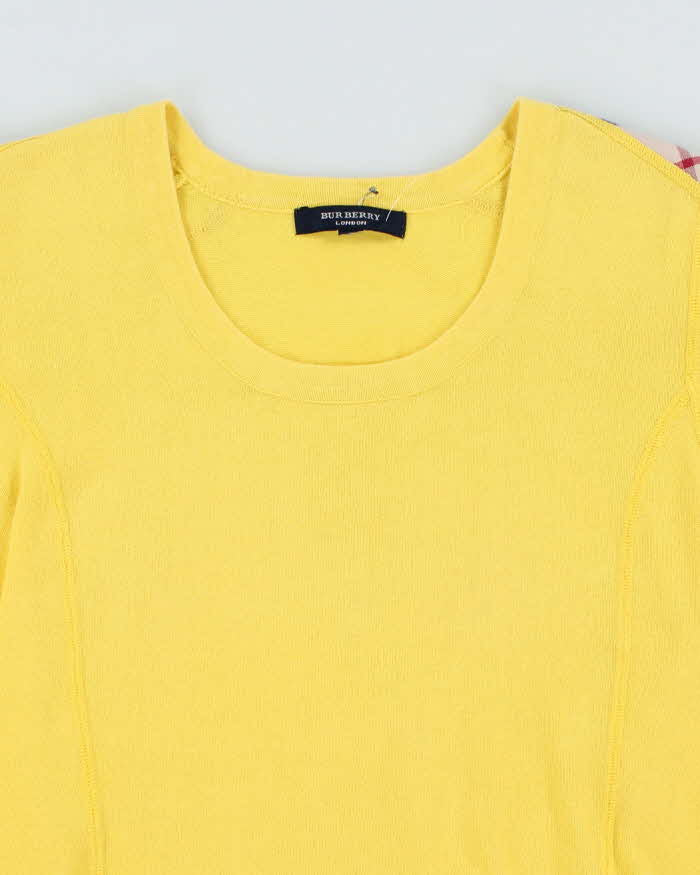 Vintage Y2k 00s Burberry Knit Top - M