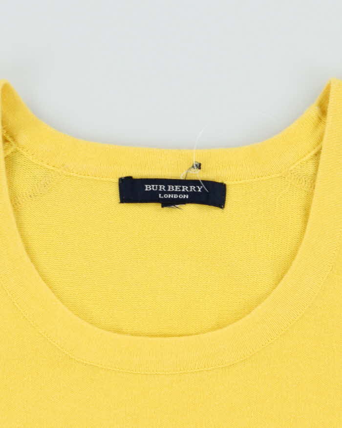 Vintage Y2k 00s Burberry Knit Top - M