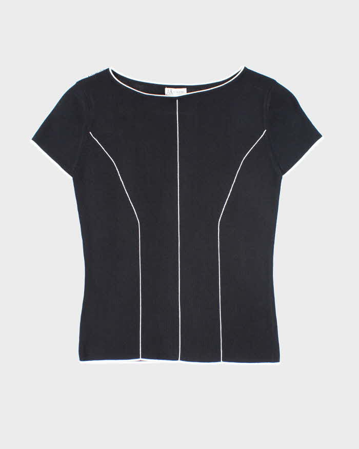 Vintage 90s AK Collection Knit Top - S