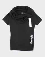 Deadstock Vintage Y2k 00s Bench Cowl Neck Knit Top - M