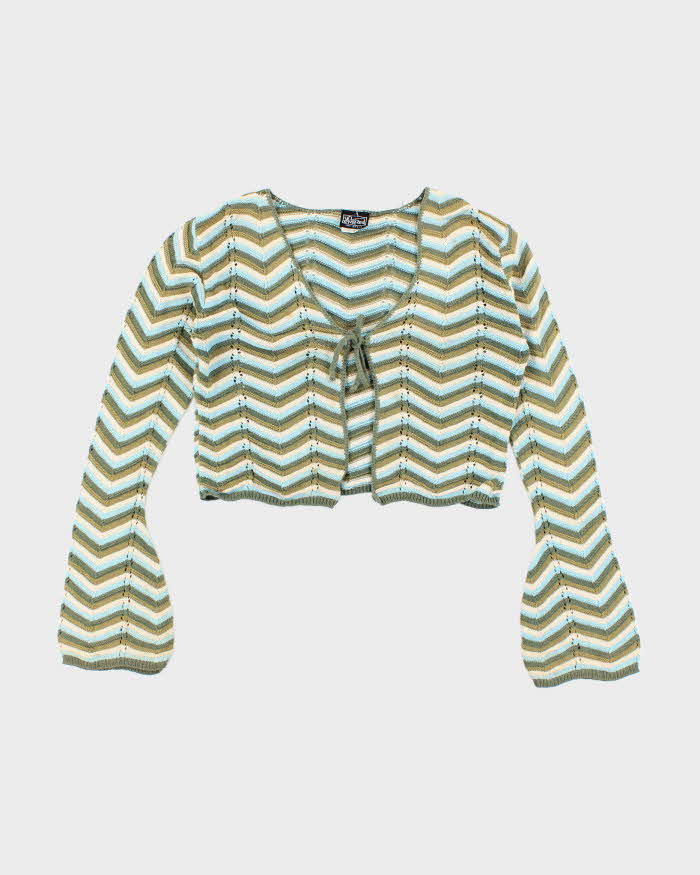 Vintage Y2k 00s Uncivilised Bell Sleeve Cardigan - M