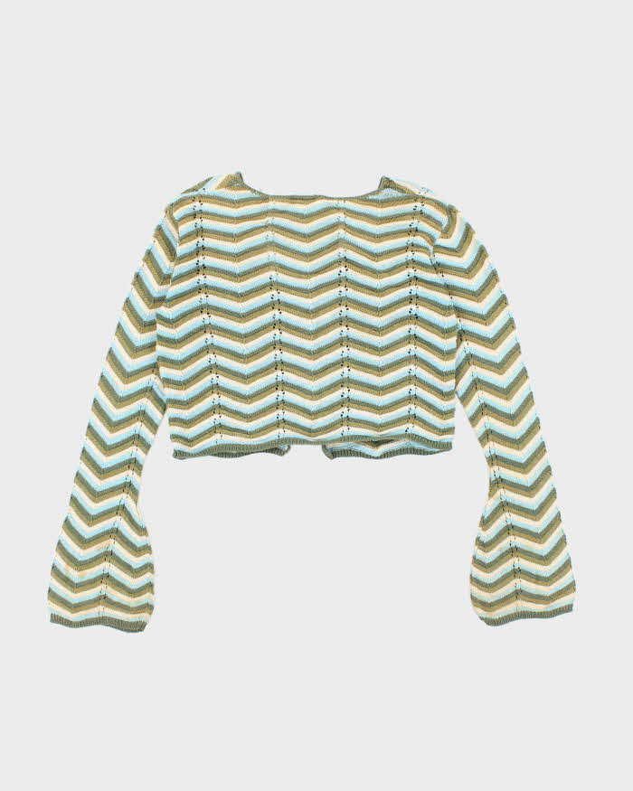Vintage Y2k 00s Uncivilised Bell Sleeve Cardigan - M