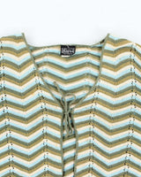 Vintage Y2k 00s Uncivilised Bell Sleeve Cardigan - M