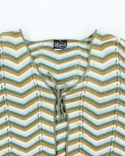 Vintage Y2k 00s Uncivilised Bell Sleeve Cardigan - M