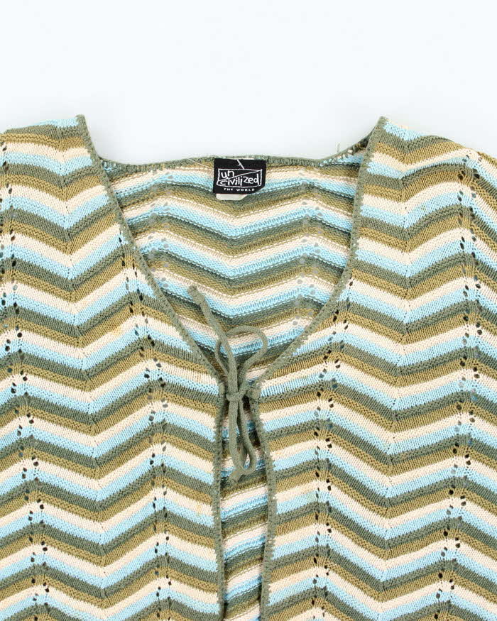 Vintage Y2k 00s Uncivilised Bell Sleeve Cardigan - M