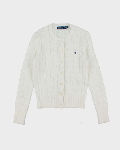 Vintage Ralph Lauren Aran Knit Cardigan - S