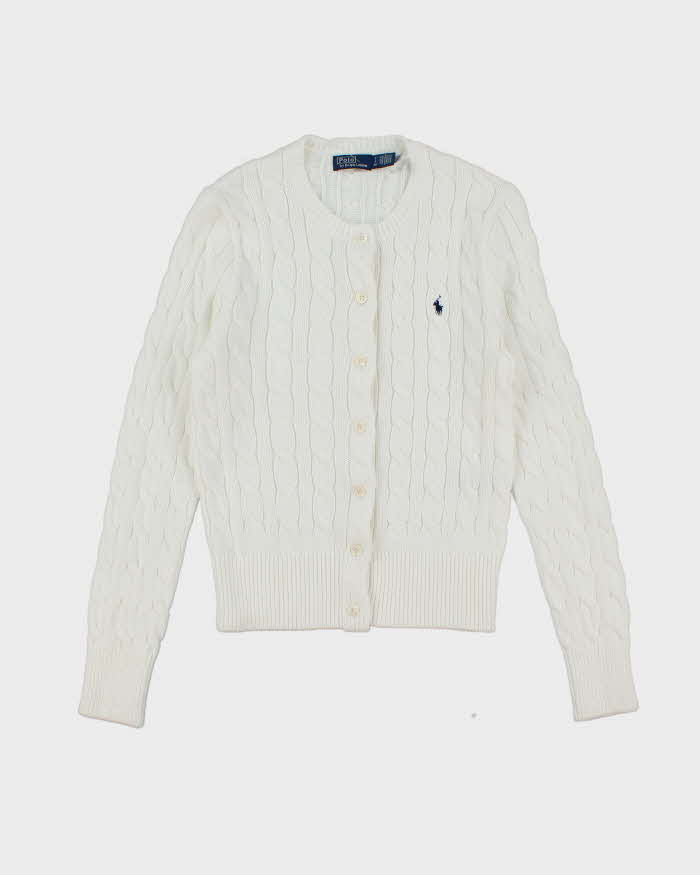 Vintage Ralph Lauren Aran Knit Cardigan - S