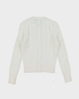 Vintage Ralph Lauren Aran Knit Cardigan - S