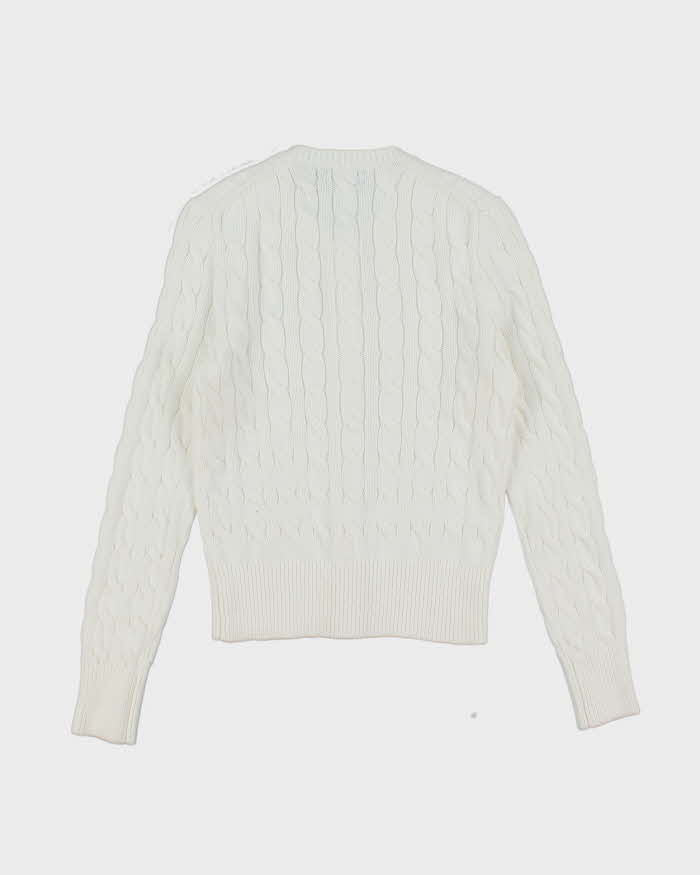 Vintage Ralph Lauren Aran Knit Cardigan - S