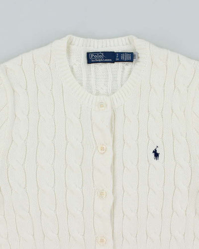 Vintage Ralph Lauren Aran Knit Cardigan - S