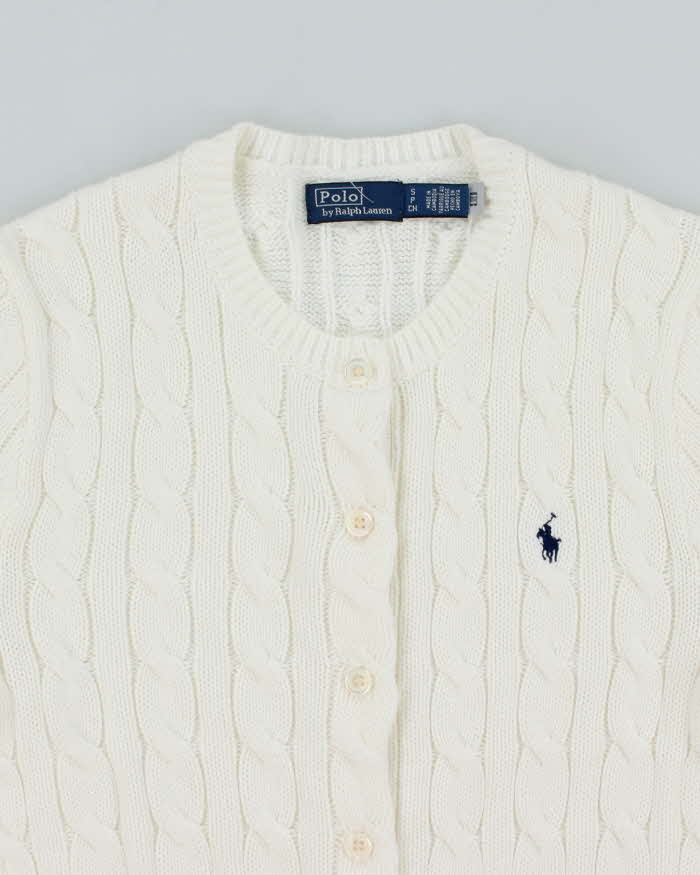 Vintage Ralph Lauren Aran Knit Cardigan - S