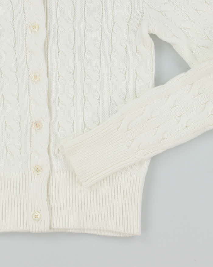 Vintage Ralph Lauren Aran Knit Cardigan - S