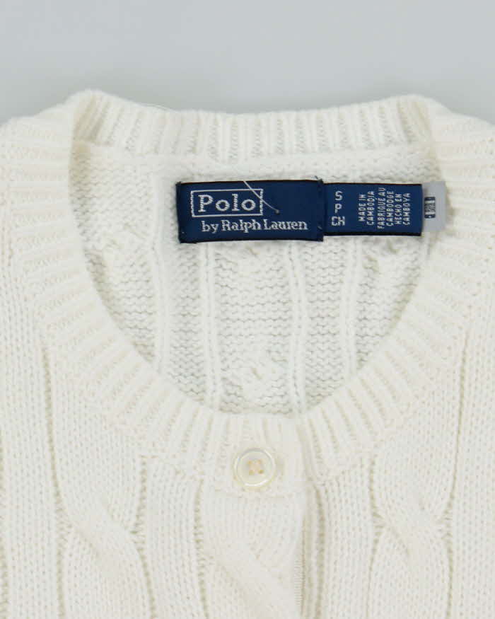 Vintage Ralph Lauren Aran Knit Cardigan - S
