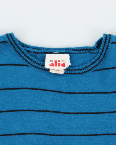 Vintage Alia Wool Blend Knit Jumper - M