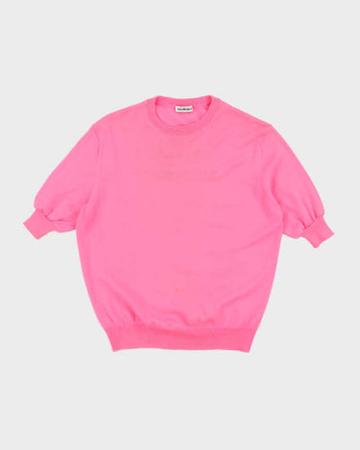 Balenciaga Wool Short Sleeve Jumper - XS