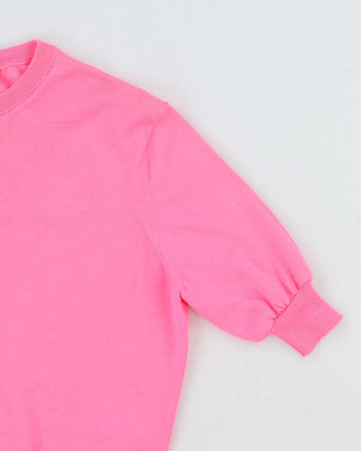 Balenciaga Wool Short Sleeve Jumper - XS