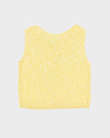 Vintage Ford Kare Beaded Sleeveless Knit Top - M