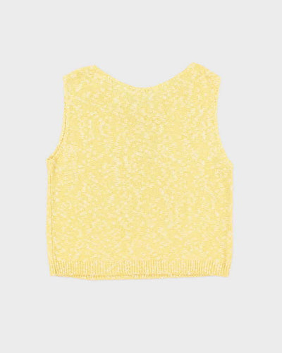 Vintage Ford Kare Beaded Sleeveless Knit Top - M