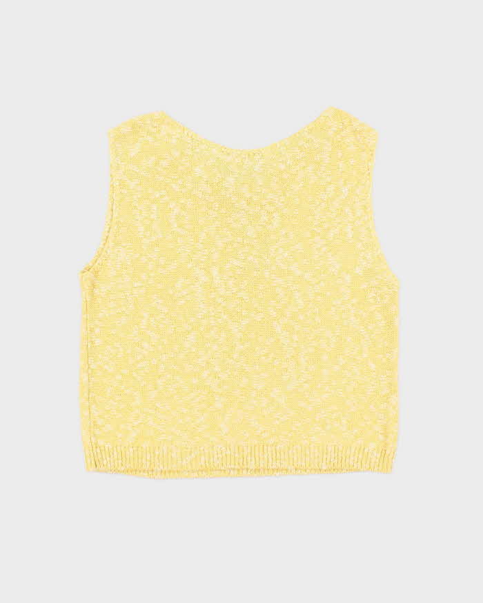 Vintage Ford Kare Beaded Sleeveless Knit Top - M