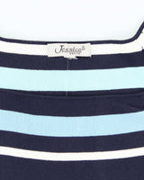 Vintage Y2k 00s Jessica Stripe Button Jumper - M
