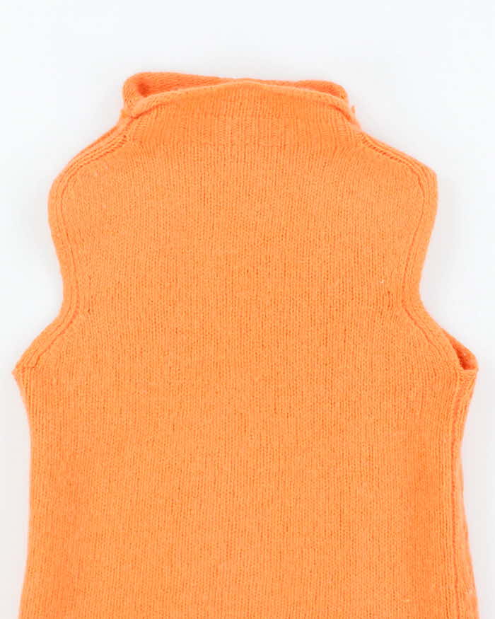 Vintage 90s Sleeveless Knit Jumper - S