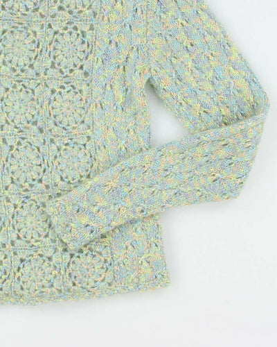Vintage Handmade Multicoloured Knit Jumper - S