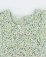 Vintage Handmade Multicoloured Knit Jumper - S