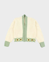 Vintage Handmade Chunky Knit Cardigan - M