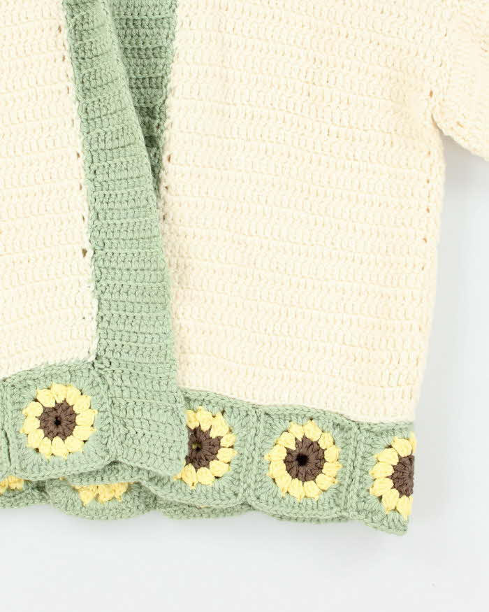 Vintage Handmade Chunky Knit Cardigan - M