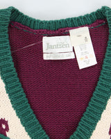 Vintage 80s Jantzen Shoulder Pad Knit Jumper - M